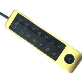 Видео- сплав цинка кнопочной панели системы контроля допуска телефона двери с Palting