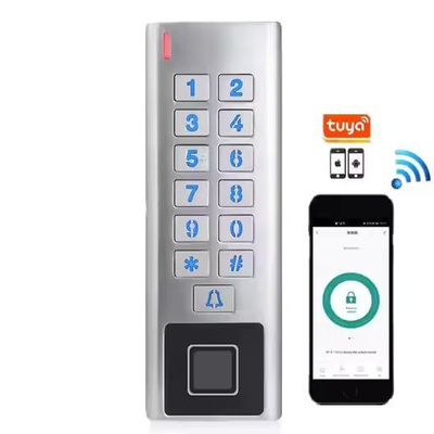 Tuya App водонепроницаемый металлический корпус WIFI RFID умный замок контроль доступа отпечатков пальцев