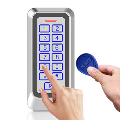Металлический корпус наружного Ip67 EM/MF Карта контроля доступа с подсветкой клавиатуры