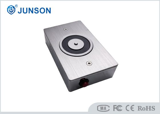 Электромагнитный дверной держатель из нержавеющей стали 304 с кнопкой ручного разблокирования для работы от 12 В/24 В постоянного тока