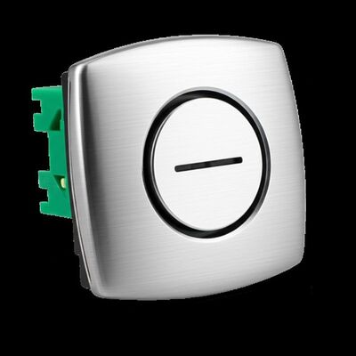 Кнопка экстренного выхода с пескобойной отделкой 86 * 50 мм Чистая медь Никелевая дверь