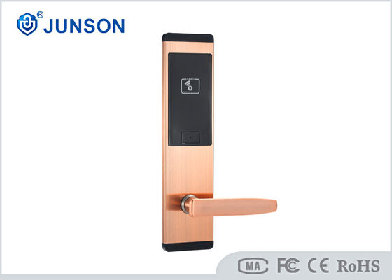 Замки для отелей RFID из нержавеющей стали с временем запуска 1 секунда и емкостью 200 карт гостей для системы бесключевого доступа