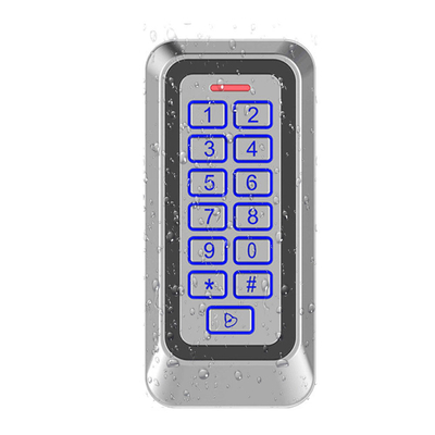 Металлический корпус наружного Ip67 EM/MF Карта контроля доступа с подсветкой клавиатуры
