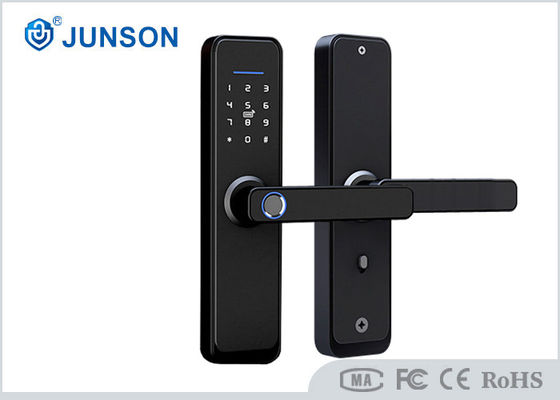 Замки отпечатка пальцев замка Tuya Wifi экрана касания умные оцинковывают материал сплава для дома